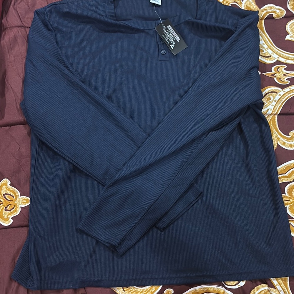 Essential Loungewear Navy Top